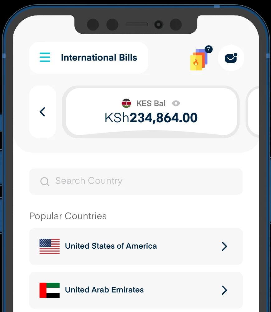 Phone showcasing feature