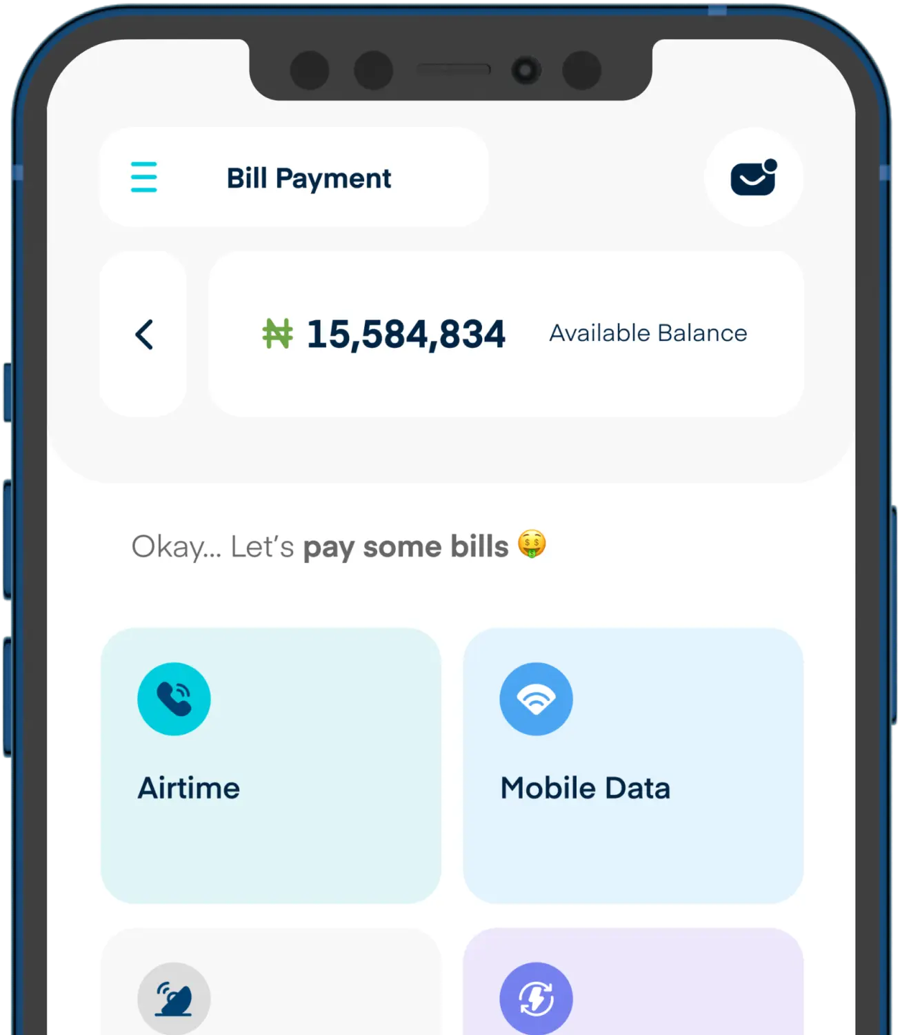 Phone showcasing feature