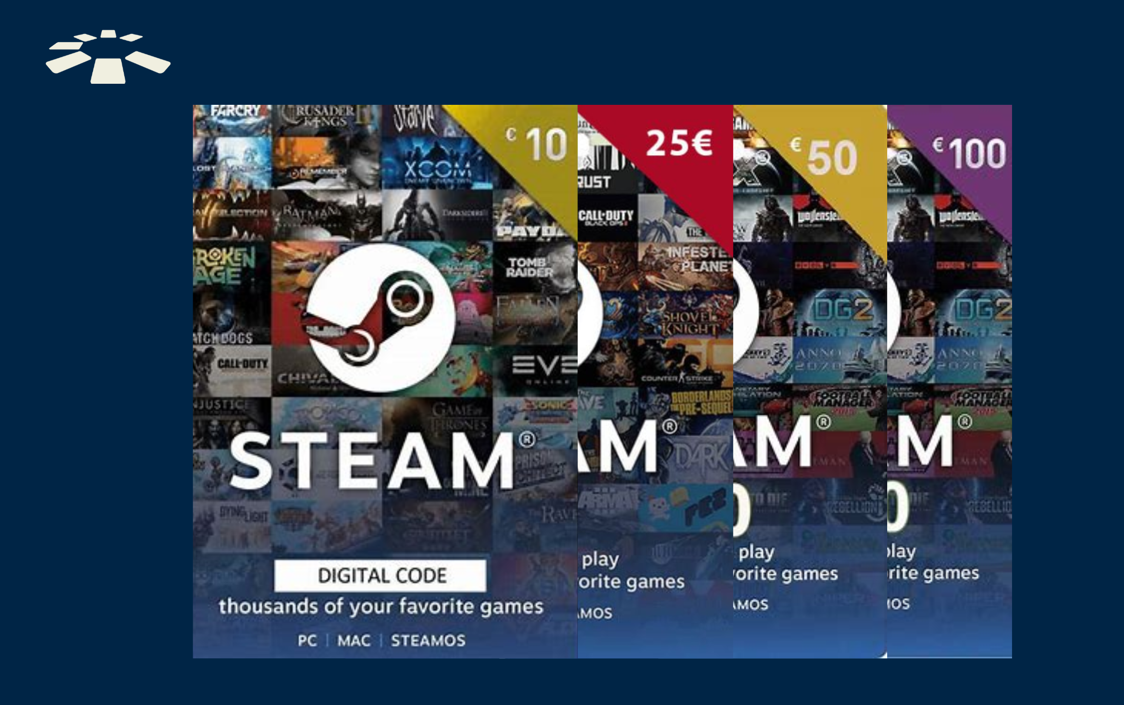 €100 Steam Gift Card